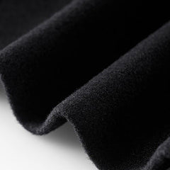 Elegant Wool Winter Coat for Women with Notched Lapel Long Sleeve Button Front Tailored Style