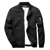 Cozy Lightweight Puffer Jacket for Men with Stand Collar Long Sleeve Quilted Zip Packable Style