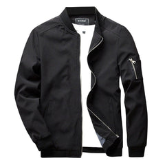 Cozy Lightweight Puffer Jacket for Men with Stand Collar Long Sleeve Quilted Zip Packable Style