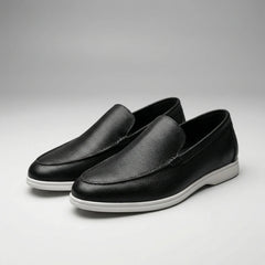 Comfortable Loafers for Men with Round Toe Slip On Faux Leather Moccasin Driving Style
