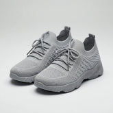 Comfortable Knit Sneakers for Women with Round Toe Slip On Sock Fit Lightweight Walking Style