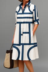 Blair | Stylish White Shirt Dress for Women in Casual Everyday Style