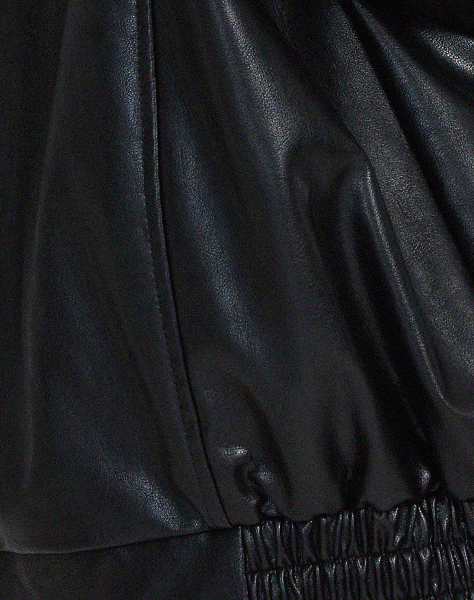 Effortless Brown Oversized Faux Leather Jacket for Women with Spread Collar Zip Front Relaxed Casual Style