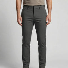 Comfortable Chino Pants for Men with Flat Front Straight Fit Stretch Cotton Casual Style