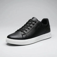 Stylish Low Top Sneakers for Men with Round Toe Lace Up Cupsole Minimalist Court Style