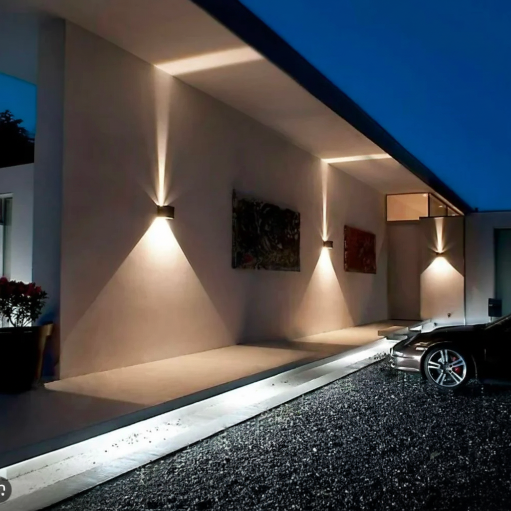 Cube Wall Lamp Motion Sensor Rechargeable LED Up Down Cordless Indoor Sconce Wall Light