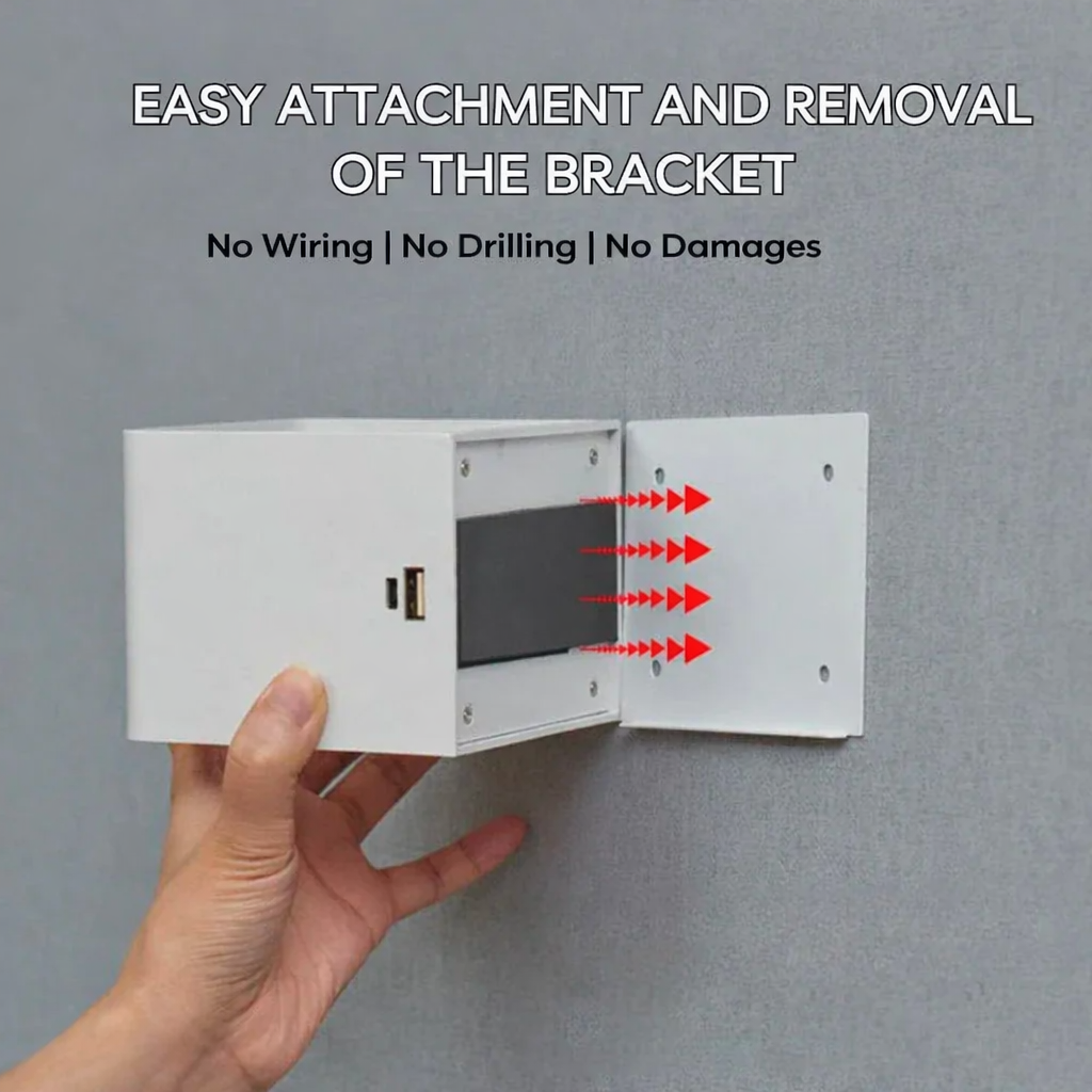 Cube Wall Lamp Motion Sensor Rechargeable LED Up Down Cordless Indoor Sconce Wall Light