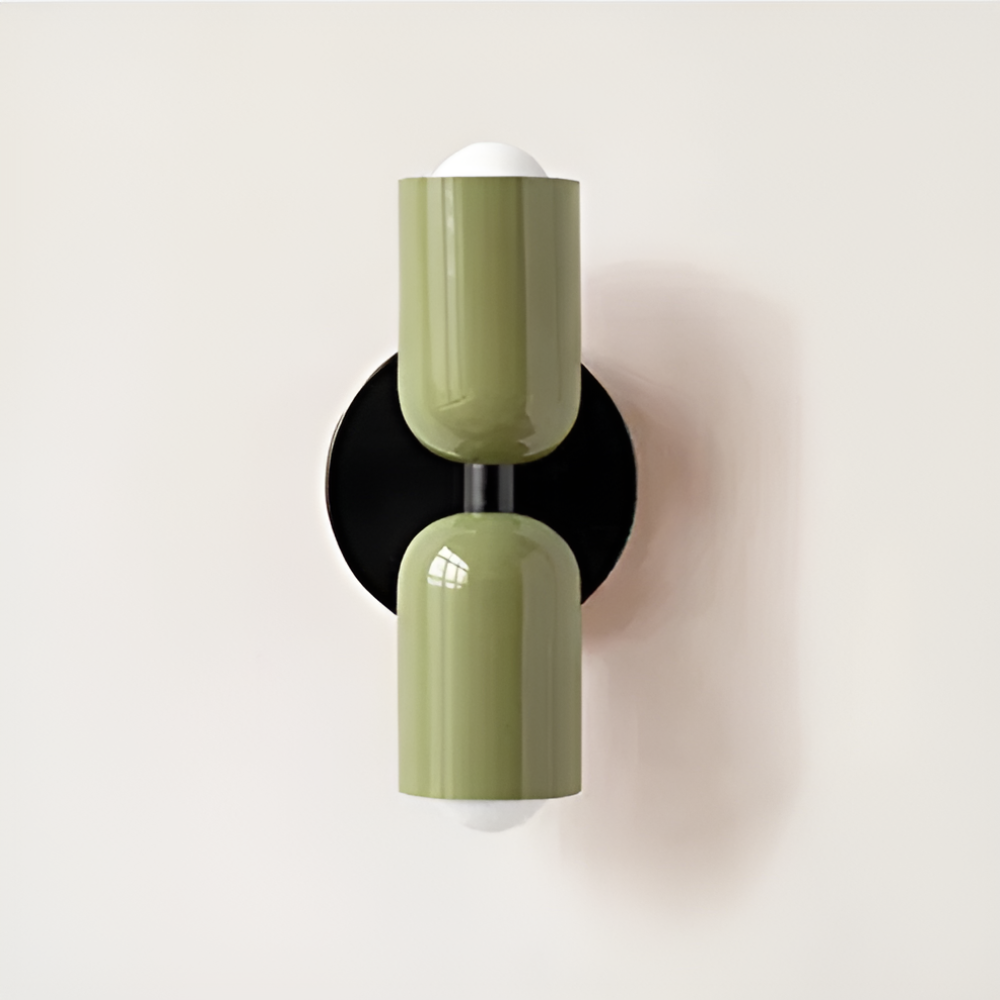 DualGlow Wall Lamp Two-Sided LED Capsule Modern Up Down Indoor Sconce Wall Light