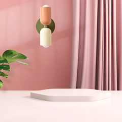 DualGlow Wall Lamp Two-Sided LED Capsule Modern Up Down Indoor Sconce Wall Light