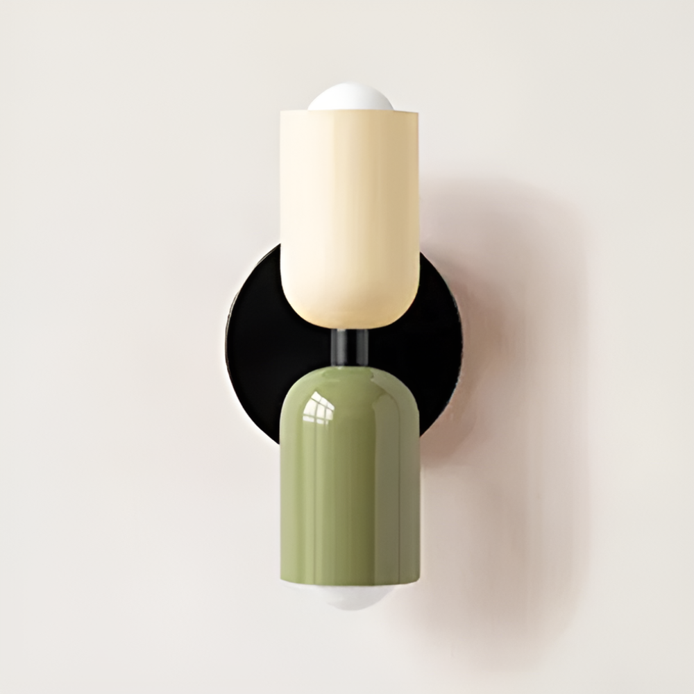 DualGlow Wall Lamp Two-Sided LED Capsule Modern Up Down Indoor Sconce Wall Light