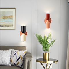 DualGlow Wall Lamp Two-Sided LED Capsule Modern Up Down Indoor Sconce Wall Light