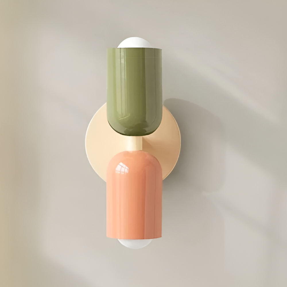 DualGlow Wall Lamp Two-Sided LED Capsule Modern Up Down Indoor Sconce Wall Light