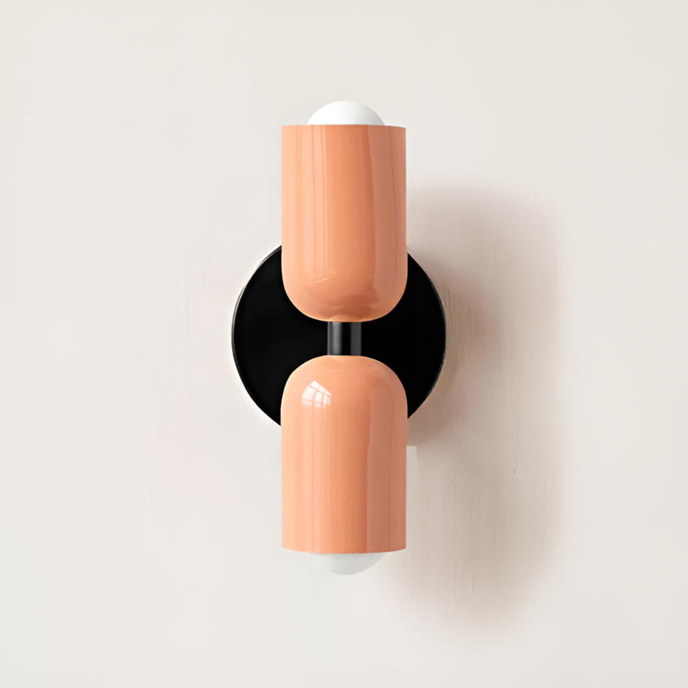 DualGlow Wall Lamp Two-Sided LED Capsule Modern Up Down Indoor Sconce Wall Light