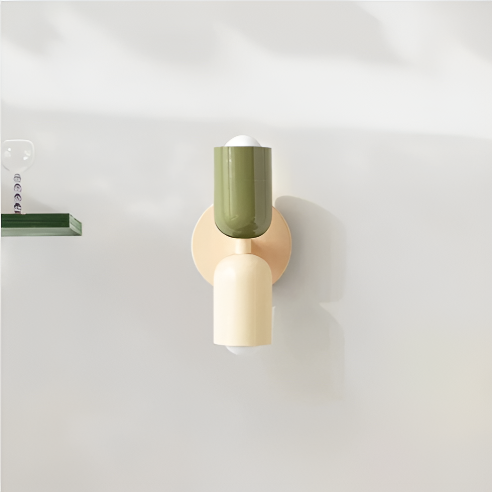 DualGlow Wall Lamp Two-Sided LED Capsule Modern Up Down Indoor Sconce Wall Light