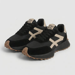Comfortable Platform Sneakers for Women with Lace Up Low Top Orthopedic Supportive Style