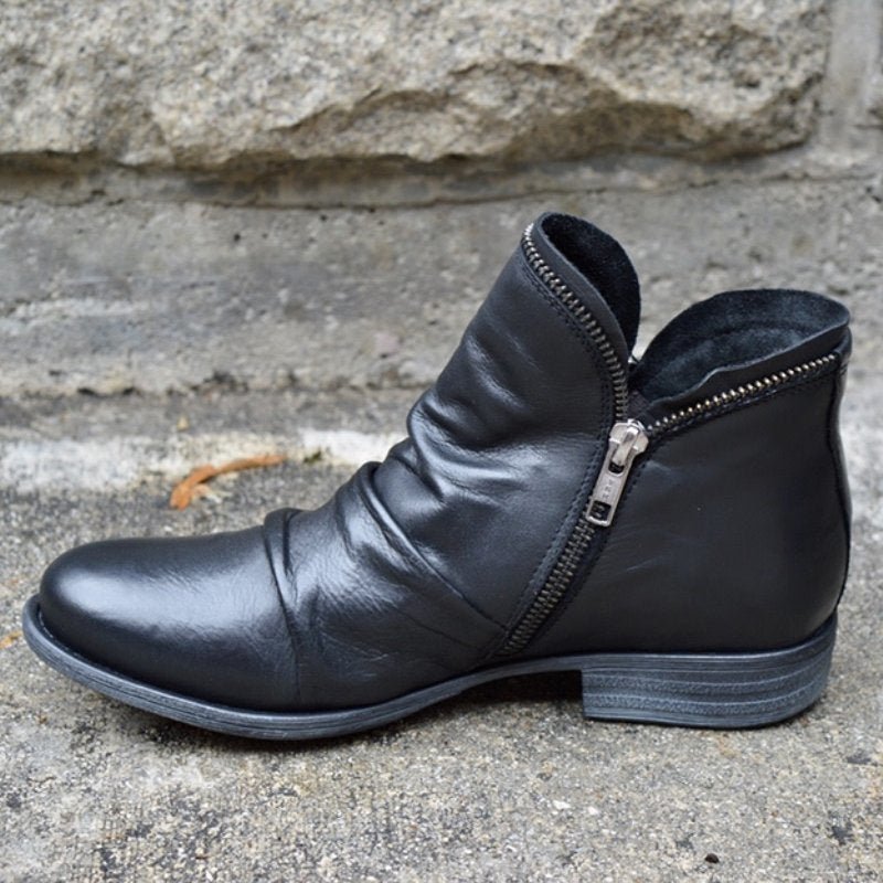 Teresa | Women's Autumn Leather Ankle Boots