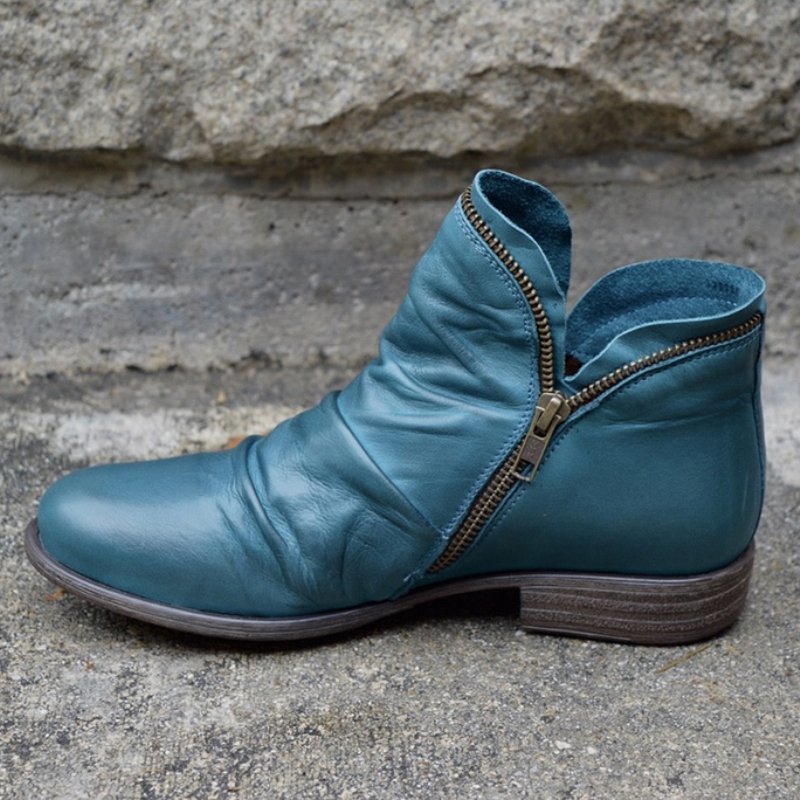 Teresa | Women's Autumn Leather Ankle Boots